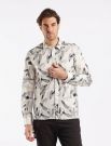 Camicia manica lunga Antony Morato - bianco grigio nero
