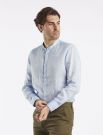 Camicia manica lunga lino Seinse - celeste