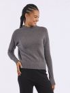 Maglia manica lunga Knit - San Babila - piombo