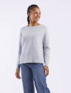 Maglia manica lunga Knit - San Babila - cielo