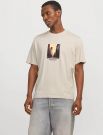 T-shirt manica corta Jack & Jones - beige