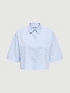 Camicia manica corta Jdy - blu bianco