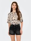 Camicia manica corta Jdy - cemento