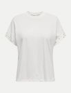 T-shirt manica corta Only - cloud dancer