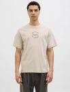 T-shirt manica corta Jack & Jones - sabbia