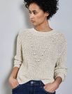 Pullover manica lunga Street One - crema