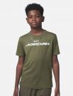 T-shirt manica corta sportiva Jordan - verde