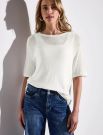 Maglia manica corta curvy Street One - bianco