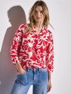 Camicia manica lunga Street One - rosso
