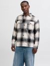 Camicia manica lunga flanella Jack & Jones - ecru