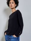 Maglia manica lunga Street One - deep blue