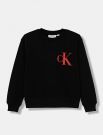 Maglia in felpa Calvin Klein - black