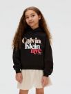 Maglia in felpa Calvin Klein - black