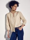 Camicia manica lunga Street One - beige bianco