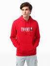 Maglia in felpa cappuccio Tommy Jeans - red