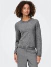 Pullover manica lunga Only - medium grey melange