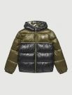 Giaccone imbottito Guess - nero verde
