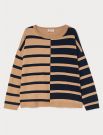 Pullover manica lunga Persona Now - blu bronzo