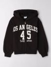 Maglia in felpa aperta I Do - nero