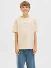 T-shirt manica corta Jack & Jones - panna