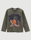 T-shirt manica lunga sportiva Melby - verdone