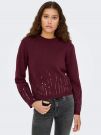 Pullover manica lunga Jdy - marrone