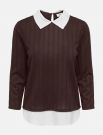 Maglia manica lunga Jdy - marrone