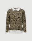 Maglia manica lunga Jdy - leopardo