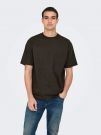 T-shirt manica corta Only & Sons - marrone