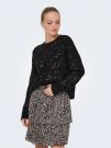 Pullover manica lunga Only - black