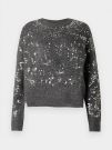 Pullover manica lunga Only - dark grey melange