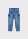 Pantalone jeans Mayoral - medium blue denim