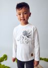 T-shirt manica lunga Mayoral - panna