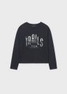 T-shirt manica lunga Mayoral - nero