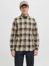 Camicia manica lunga flanella Jack & Jones - peat