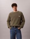 Maglia manica lunga Calvin Klein - dusty olive