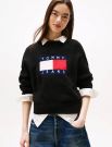 Pullover manica lunga Tommy Jeans - nero