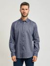 Camicia manica lunga casual Bugatti - blu
