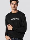 T-shirt manica lunga Gas - black