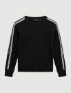Pullover manica lunga Guess - nero