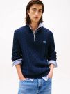 Lupetto zip Tommy Jeans - dark navy
