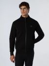 Maglia in felpa aperta North Sails - black
