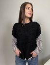 Pullover senza maniche Knit - San Babila - nero
