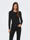 Maglia manica lunga Only - black