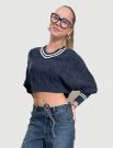 Maglia manica lunga Tiffosi - blu scuro