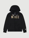 Felpa sportiva aperta Nike - nero