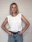 Camicia manica corta Rinascimento - bianco