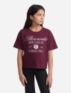 T-shirt manica corta Abercrombie & Fitch - bordeaux
