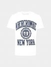 T-shirt manica corta Abercrombie & Fitch - white