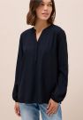 Camicia manica lunga curvy. scollo a ... - blu